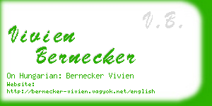 vivien bernecker business card